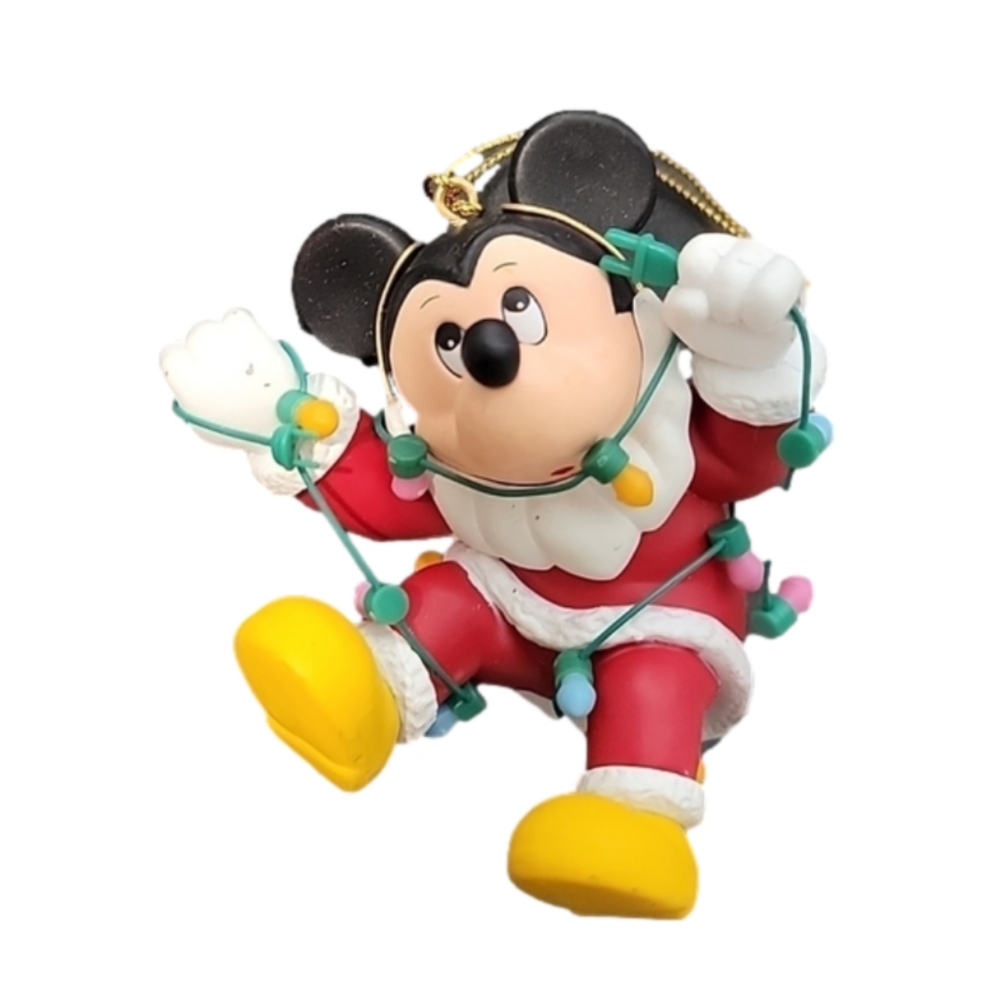 𝅺vintage GROLIER "Mickey's Christmas Magic" collectible ornament